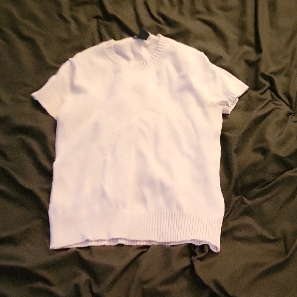 Purple / Pink Short Sleeve Sweater